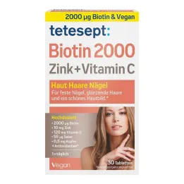 Tetesept Biotin 2000 compresse rivestite con film, 30 pz