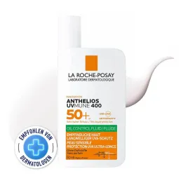 Roche-Posay Anthelios Oil Con.Fluid senza profumo LSF 50 + , 50 ml