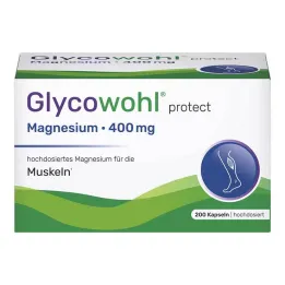 Glycowohl Magnesium 400 mg capsule vegane ad alto dosaggio, 200 pz