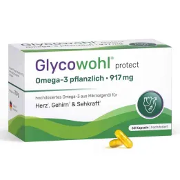 Glycowohl Omega-3 capsule 917 mg vegan + DHA + EPA + DPA (60 pezzi)