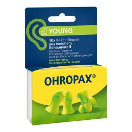 Tappi auricolari in schiuma Ohropax Young, 10 pz
