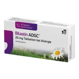 Bilastin ADGC compresse da 20 mg per allergie, 20 pz