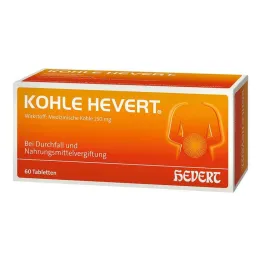 Compresse di carbone Hevert, 60 pz
