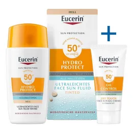Eucerin Sun Fluid Hydro Protect Viso leggero LSF 50 + , 50 ml