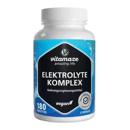 Compresse complesse elettrolitiche con magnesio vegan, 180 pezzi