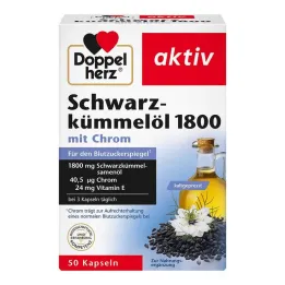 Olio di cumino nero Doppelherz 1800 capsule, 50 pezzi