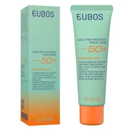 EUBOS DAILY Ray Protect Fluid LSF 50+ 50 ml crema giorno, 50 ml
