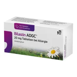 Bilastin ADGC compresse da 20 mg per allergie, 100 pezzi