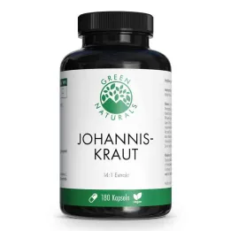Green Naturals Erba di San Giovanni 850 mg capsule, vegano ad alto dosaggio (180 pezzi)