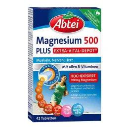 Abbey Magnesium 500 Plus compresse, 42 pz
