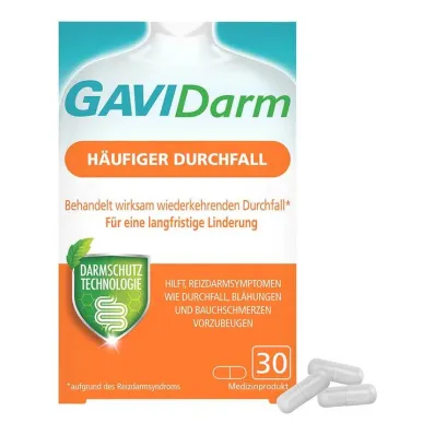 Capsule Gavidarm per diarrea frequente, 30 pz
