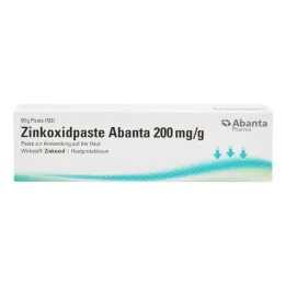 Pasta allossido di zinco Abanta 200 mg/g Pasta per uso cutaneo, 50 g