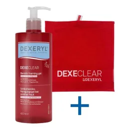 Dexeryl Dexeclear gel detergente schiumogeno per pelli impure, 400 ml