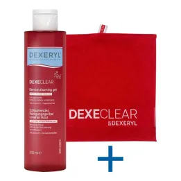 Dexeryl Dexeclear gel detergente schiumogeno per pelli impure, 200 ml