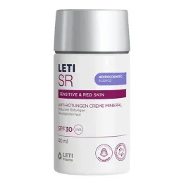 Leti SR Crema Minerale Antirossore SPF 30, 40 ml