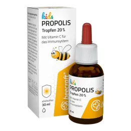 Beecraft Kids Propoli gocce biologiche 20% più vitamina C, 30 ml