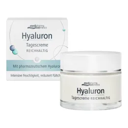 Crema giorno ialuronica ricca, 50 ml