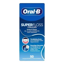 Filo interdentale Oral-B Superfloss Threader, 50 pz