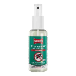 Spray tropicale con pompa repellente per zanzare senza punture Ballistol, 100 ml