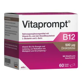 Vitaprompt B12 stick diretti da 500 µg, 60 pz