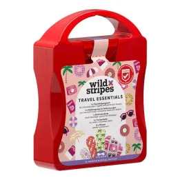 Kit di pronto soccorso Wild Stripes Travel Essentials, 21 pezzi