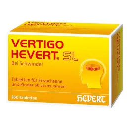 Vertigo Hevert SL compresse, 260 pz