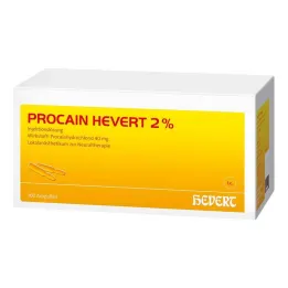 Procaine Hevert 2% soluzione iniettabile fiale, 100x2 ml