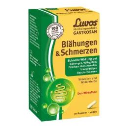 Luvos Gastrosan Flatulenza & Capsule antidolorifiche, 30 pz