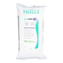 Salviette detergenti idratate Sagella, 15 pz