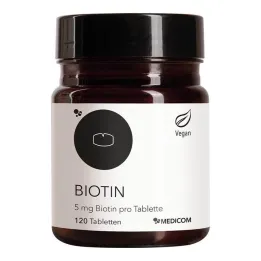 Biotina 5 mg di biotina per compressa, 120 pz