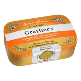 Grethers Ginger Lemon senza zucchero, 110 g