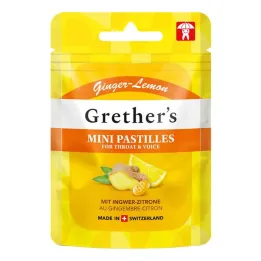 Grethers Ginger Lemon senza zucchero, 30 g