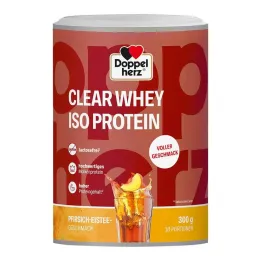Tè freddo alla pesca con isoproteine Clear Whey Doppelherz, 300 g