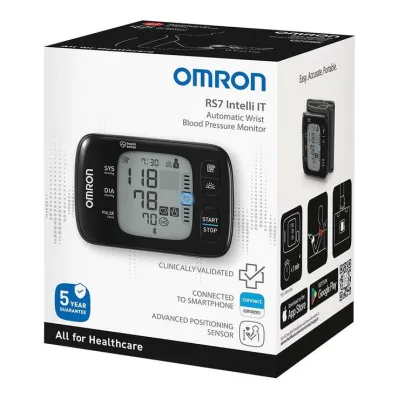 Omron RS7 Intelli IT Handg.Bloodd.Messg.HEM-6232T-E, 1 pz
