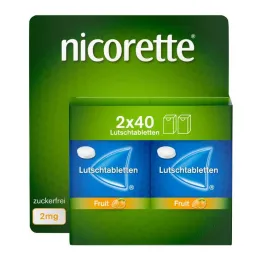 Nicorette Fruit 2 mg losanghe pressate, 80 pz