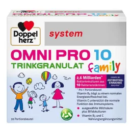Doppelherz Omni Pro 10 sistema della famiglia granuli per bere, 20 pz