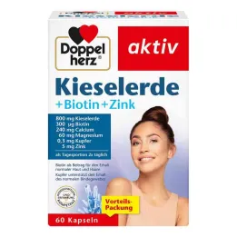 Capsule Doppelherz silice + biotina + zinco, 60 pz