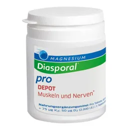 Magnesio Diasporal pro + B-Vit.DEPOT Muschio.+ Linguetta per nervi, 90 pz