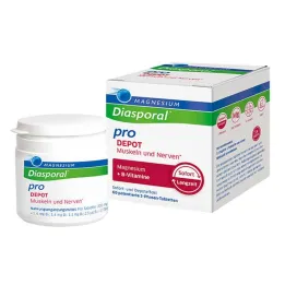 Magnesio Diasporal pro + B-Vit.DEPOT Muschio.+ Linguetta per nervi, 60 pz