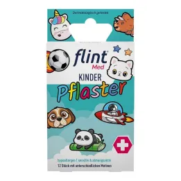 Cerotti per bambini Flint Med 13x22mm ipoallergenici sens., 12 pz