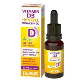 Olio bioattivo alla vitamina D3 Hevert, 20 ml