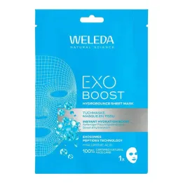 Weleda Exo Boost Hydrobounce maschera in tessuto idratante, 20 ml