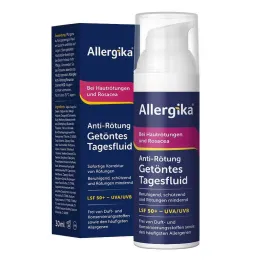 Fluido colorato giorno antiarrossamento allergico LSF 50+, 30 ml