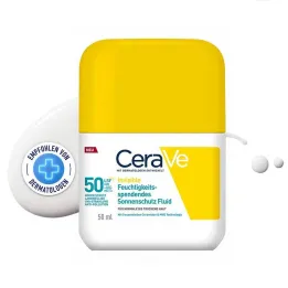 Cerave Fluido Protettivo Solare Invisi.moisture.SPF 50, 50 ml