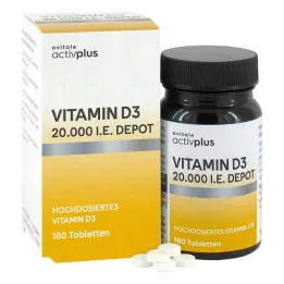 Activplus Vitamin D3 20.000 UI compresse di deposito (180 pezzi)