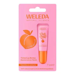 Burro labbra colorato Weleda Pink Peach, 7 ml