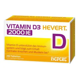 Vitamina D3 Hevert 2000 UI compresse, 240 pz