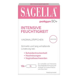 Sagella poligyn 50 + ovulo idratante intensivo, 10 pz
