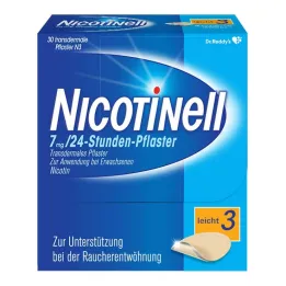 NICOTINELL Cerotti alla nicotina da 7 mg/24 ore, cerotto leggero (3), 30 pz