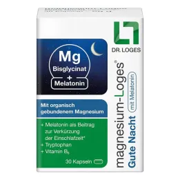 Magnesium Loges Good Night con capsule di melatonina, 30 pz